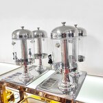 Juice Dispenser Factory - OEM/ODM Custom Commercial Stainless Steel Soda Juice Self Service Glass Dispenser