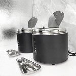 Electric Soup Pot Manufacturer - OEM/ODM Custom Popular Commercial Restaurant Electric Soup Pot Stainless Steel Round