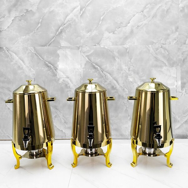 Electric Beverage Dispenser Manufacturer - OEM/ODM Custom Hotel Double Porcelain Beverage Dispenser Electric Hot Milk