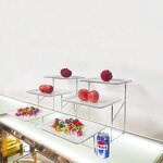 Dessert Stand Manufacturer - OEM/ODM Custom Dubai Hot Sale Buffet Dessert Server Three Tiered Hotel Restaurant Afternoon Tea