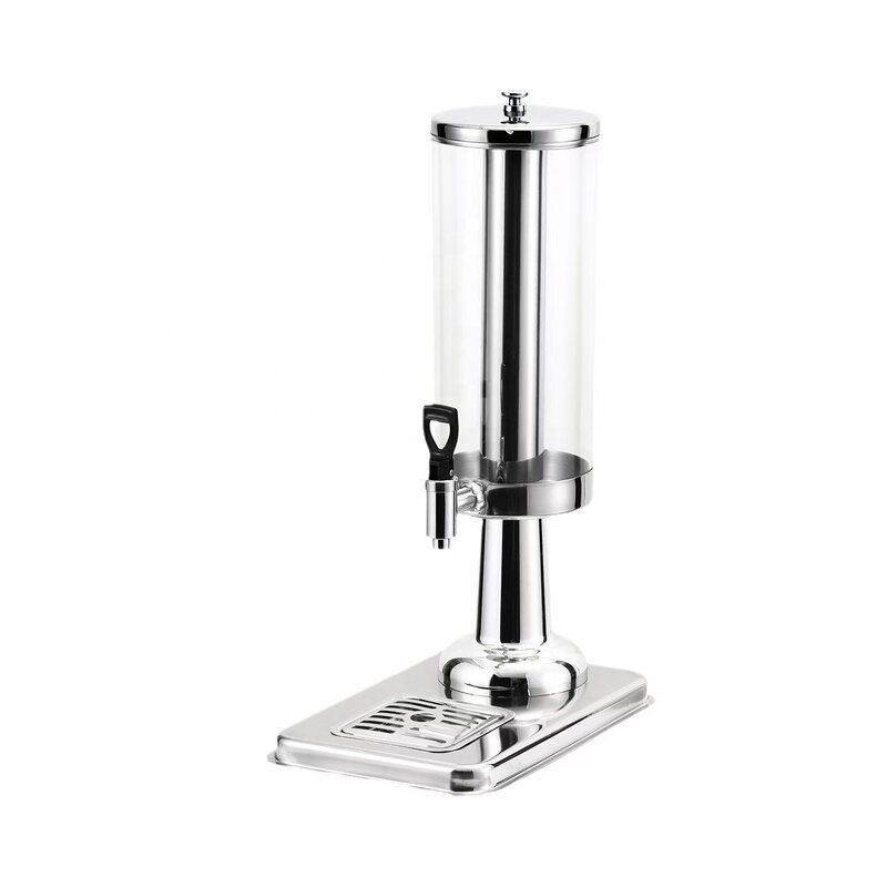 Beverage Dispenser Manufacturer - OEM/ODM Custom 2 Compartment Buffet Stainless Steel Wine Juice Cold Dispenser