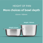 Food Container Factory - OEM/ODM Custom Stainless Steel GN Pan Restaurant Hotel Food Container for Kitchen Storage