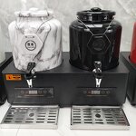 Self Service Dispenser Factory - OEM/ODM Custom 24L Stainless Steel Water Juice Beverage Dispenser with Spigot