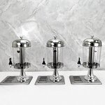 Juice Dispenser Factory - OEM/ODM Custom Stainless Steel Insulated Fruit Juice Dispenser 3 Tanks Plastic