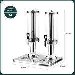 Juice Dispenser Factory - OEM/ODM Custom 9L Stainless Steel Hotel Buffet Cold Beverage Fruit Juice Dispenser