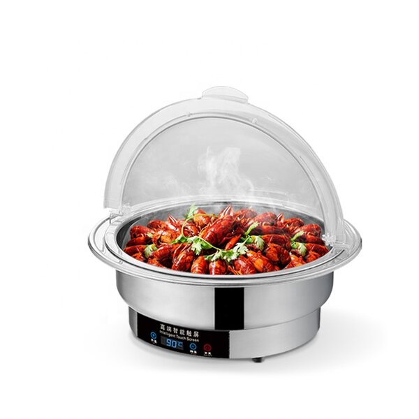 Buffet Food Warmer Factory - OEM/ODM Custom Silver Stainless Steel Chafing Dish Electrical Heating