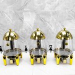 Hot Water Dispenser Factory - OEM/ODM Custom Buffet Commercial 13L Hot Water Dispenser Tea Thermos Milk Dispenser Gold