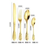 Cutlery Set Manufacturer - OEM/ODM Custom Custom High Stainless Steel Wedding Cutlery Set Luxury Silverware