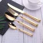 Cutlery Set Manufacturer - OEM/ODM Custom High Grade 304 Stainless Steel Western Style Cutlery Set 4 Piece