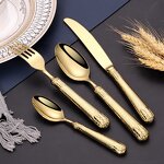 Cutlery Set Manufacturer - OEM/ODM Custom High Grade 304 Stainless Steel Western Style Cutlery Set 4 Piece