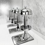 Juice Dispenser Factory - OEM/ODM Custom Stainless Steel Insulated Fruit Juice Dispenser 3 Tanks Plastic
