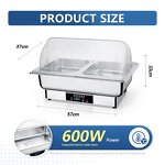 Food Warmer Factory - OEM/ODM Custom Commercial Electric Chafing Dish Stainless Steel Buffet Sets