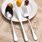 Golden Spoon Set Factory - OEM/ODM Custom Golden Spoon Set Kitchen Utensils Hot Pot Soup Ladle Stainless Steel