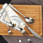 Flatware Utensils Set Manufacturer - OEM/ODM Custom 20pcs Heavy Duty Stainless Steel Flatware Utensils Sustainable Cutlery