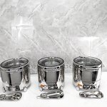 Food Display Stand Factory - OEM/ODM Custom Stainless Steel Holder Food Display Stand Counter Full Size Buffet Set