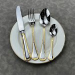 Flatware Dinnerware Set Manufacturer - OEM/ODM Custom Sustainable Stainless Steel Flatware Dinnerware Set Mirror Polished