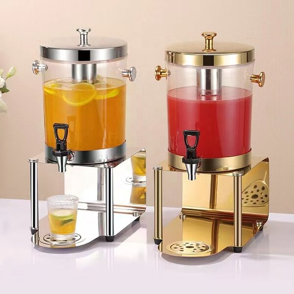 Cold Drink Dispenser Factory - OEM/ODM Custom Restaurant Drink Juice Dispenser Single Plates 8+8L Beverage