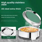 Buffet Stove Factory - OEM/ODM Custom Customized 6L Chafing Dish Buffet Set Commercial Stainless Steel