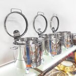 Soup Warmer Factory - OEM/ODM Custom Buffet Equipment 10L Stainless Steel Stock Pot Electric Food Warmer