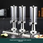 Juice Dispenser Factory - OEM/ODM Custom 9L Stainless Steel Hotel Buffet Cold Beverage Fruit Juice Dispenser