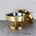 Chafing Dish Factory - OEM/ODM Custom Luxury Restaurant Buffet Set Stainless Steel Food Warmer Custom Gold
