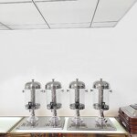 Juice Dispenser Factory - OEM/ODM Custom Commercial Stainless Steel Soda Juice Self Service Glass Dispenser