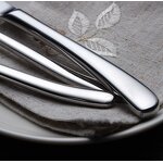 Cutlery Set Manufacturer - OEM/ODM Custom Stainless Steel Gold Finished Cutlery Set Rose Pink Resin Handmade Handle