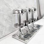 Juicer Dispenser Manufacturer - OEM/ODM Custom Commercial 3L Silver Juicer Dispenser Hotel Equipment Portable
