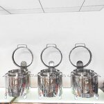 Soup Warmer Factory - OEM/ODM Custom Buffet Equipment 10L Stainless Steel Stock Pot Electric Food Warmer