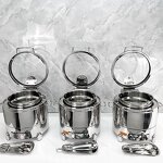 Food Display Stand Factory - OEM/ODM Custom Stainless Steel Holder Food Display Stand Counter Full Size Buffet Set