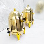 Coffee Dispenser Manufacturer - OEM/ODM Custom 12L Golden Stainless Steel Coffee Dispenser Heating Drink Container