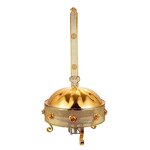 Hot Pot Manufacturer - OEM/ODM Custom Gold Round Hanging Hot Pot Hotel Restaurant Buffet Hot Pot