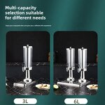 Beverage Dispenser Manufacturer - OEM/ODM Custom 2 Compartment Buffet Stainless Steel Wine Juice Cold Dispenser
