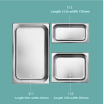 Food Container Factory - OEM/ODM Custom Stainless Steel GN Pan Restaurant Hotel Food Container for Kitchen Storage