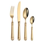 Cutlery Set Manufacturer - OEM/ODM Custom High Grade 304 Stainless Steel Western Style Cutlery Set 4 Piece