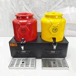 Self Service Dispenser Factory - OEM/ODM Custom 24L Stainless Steel Water Juice Beverage Dispenser with Spigot