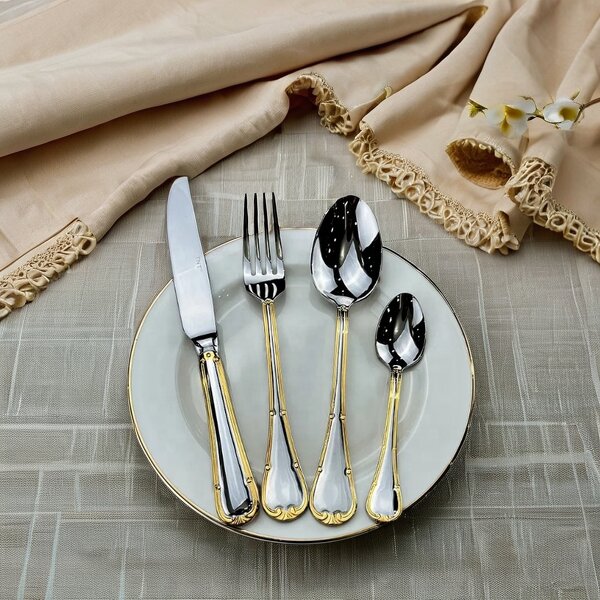 Flatware Dinnerware Set Manufacturer - OEM/ODM Custom Sustainable Stainless Steel Flatware Dinnerware Set Mirror Polished