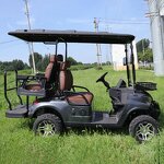 Golf Cart Manufacturer - 60V 4 Seater Lithium Battery All Terrain Tires for Resorts