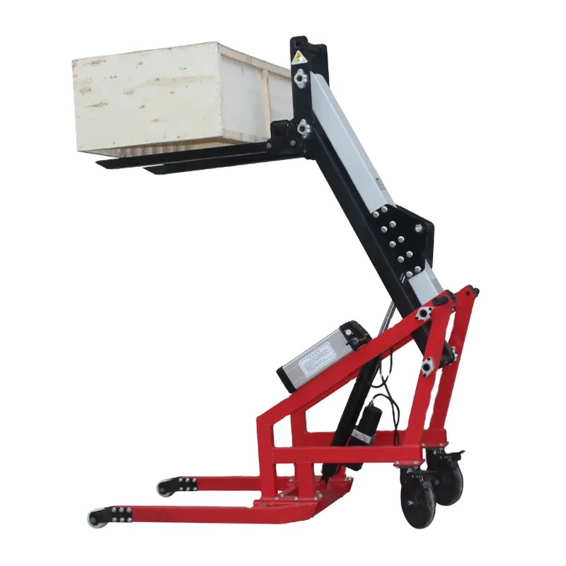 Electric Hydraulic Forklift Factory - Used Portable Curved Arm Board Loading Unloading Lifting Stacking Diesel