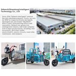 Electric Cargo Tricycle Factory - Hot Sale Heavy Load 3-Wheel Driving Room 60v CE Certified Motorized