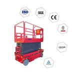 Hydraulic Work Platform Manufacturer - Industrial Standing Electric Mobile Scissor Lift Table with Rollers