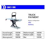 Hydraulic Lift Table Factory - Mobile Manual Elevated Vehicle Mechanism with Four-Wheel Pallet OEM Customizable