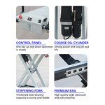 Electric Handcart Manufacturer - Customizable Scissor Fork On-Board Platform Four-Wheel Hydraulic Lift OEM