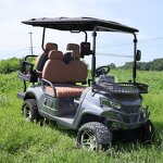 Golf Cart Manufacturer - 60V 4 Seater Lithium Battery All Terrain Tires for Resorts