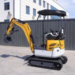 Mini Excavator Factory - Ce Euro5 Chinese 1 Ton Small Digger