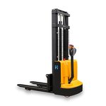 Electric Stacker Factory - OEM/ODM Custom 2025 Stacker 1.6m 3m 1000kg 1500kg Hydraulic Walkie Electric Straddle Stacker
