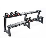 Dumbbell Rack Factory - High Quality 10 Pairs 2 Tiers 2-layer for Gym