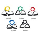 Yoga Fitness Rope Manufacturer - Exercise Tube Training Resistance Bands Pull Down Rope 15pound