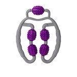 Yoga Leg Clamp Manufacturer - Body Building 5 Wheel Leg Ring Massager Roller Fitness Muscle Relaxation