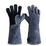 Leather Gloves Manufacturer - Cowhide BBQ Grilling Welding Heat Resistant Fire Proof
